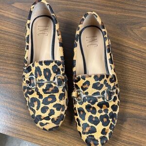 INC International Concepts Leopard Print Loafers
